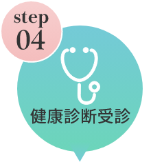 ステップ4：健康診断受診